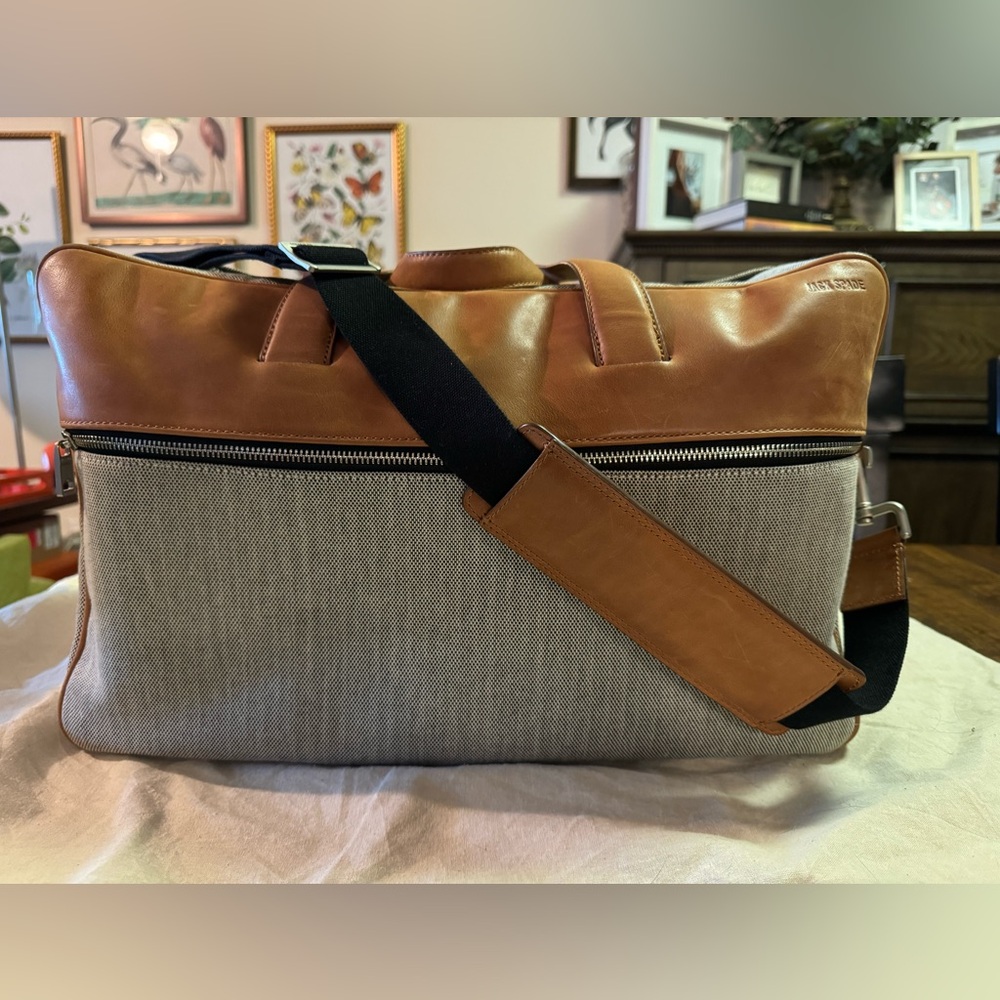 JACK SPADE - Oxford Leather Fairfield Duffle